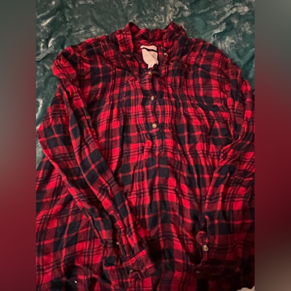 AMERICAN EAGLE FLANNEL BABYDOLL